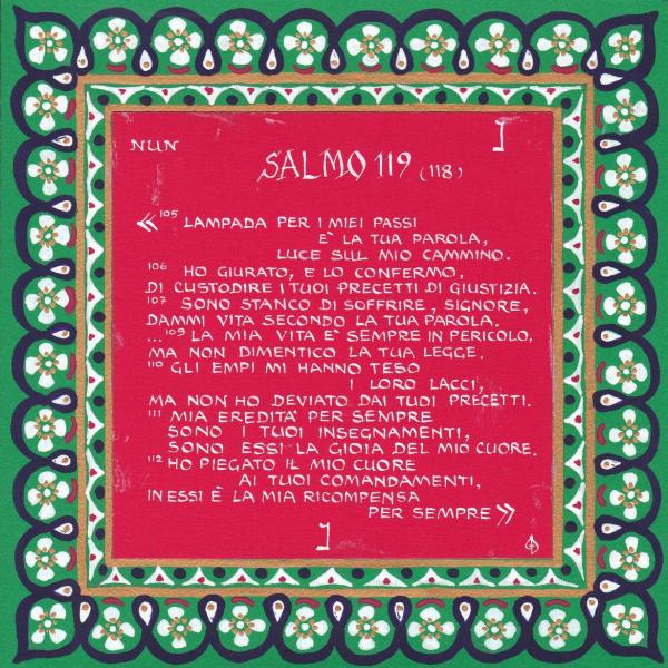 Salmo 119, 105-112 Nun - Lampada per i miei passi è la tua parola