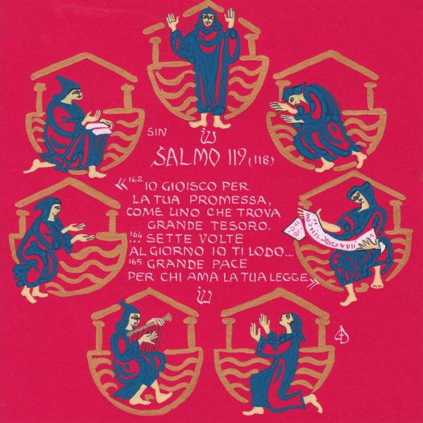 Salmo 119, 161-168 Sin - Sette volte al giorno io ti lodo
