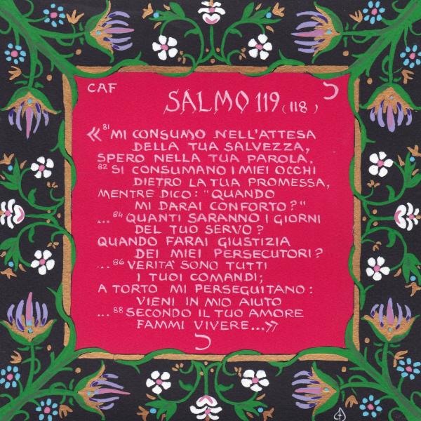 Salmo 119, 81-88 Caf - Quanti saranno i giorni del tuo servo?