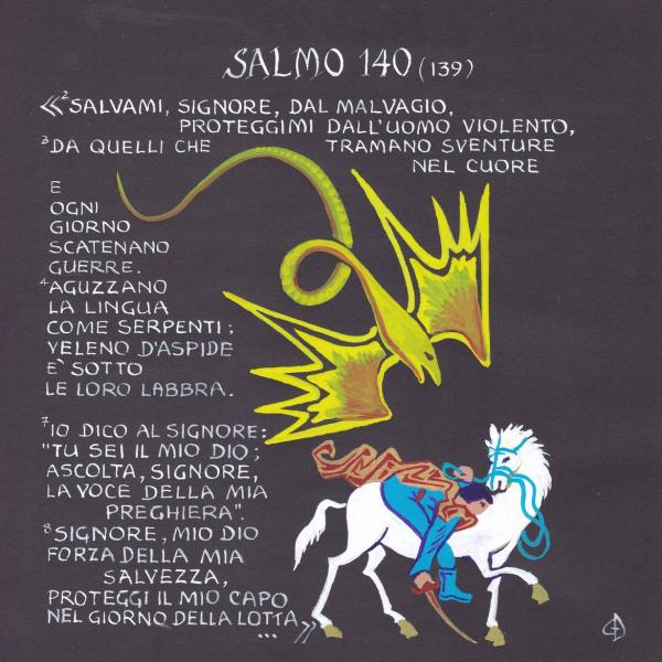 Salmo 140 - Proteggi il mio capo nel giorno della lotta