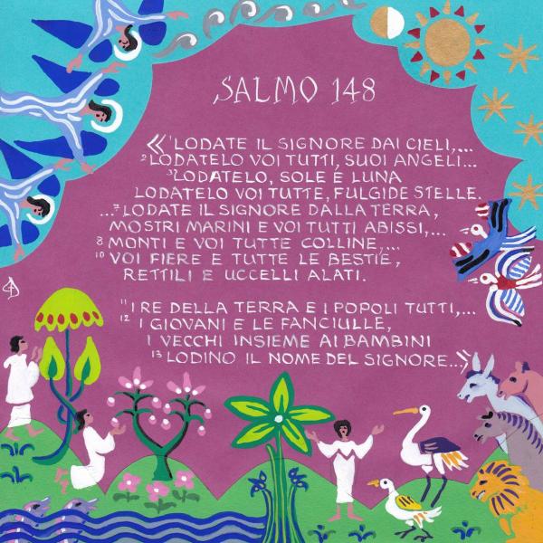 Salmo 148 - Lodatelo voi tutti