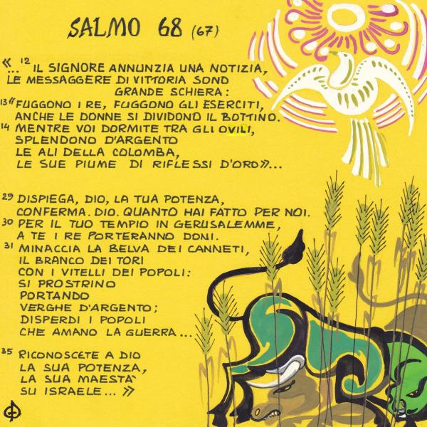 Salmo 68 - Splendono d'argento le ali della colomba